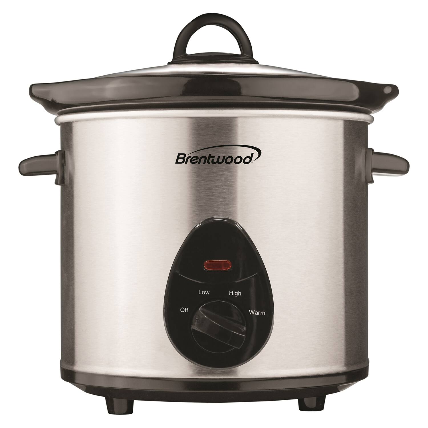 Brentwood - 3 QT Slow Cooker - Silver - Thumbnail 3