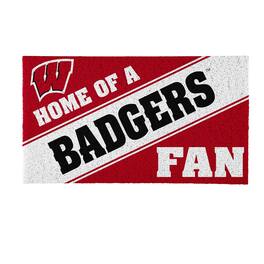 Evergreen Enterprises - Wisconsin Badgers 18" x 30" Team Turf Mat - Multicolor