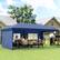 Alt View 1. Outsunny - x 20' Pop Up Canopy Tent with 4 Sidewalls, Instant Gazebo with Carry Bag for Garden - Blue.