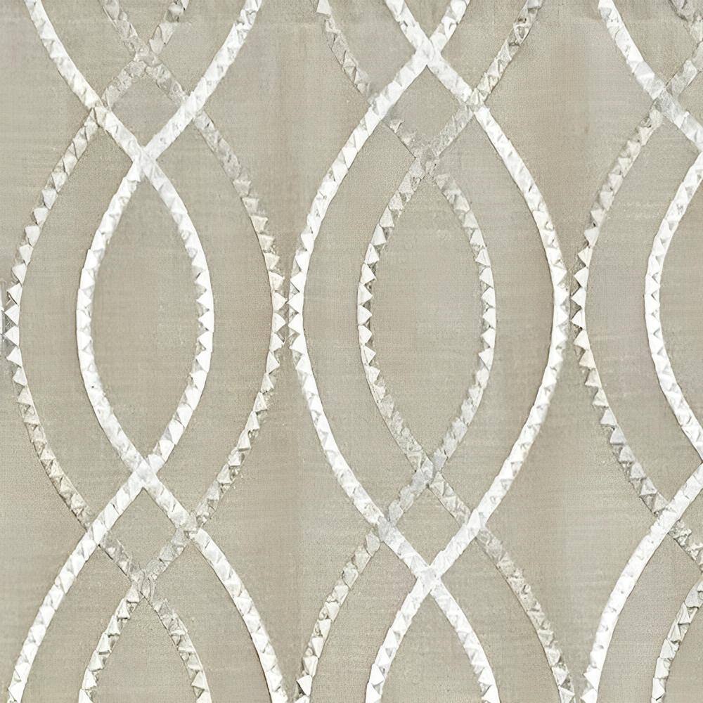 Left. RLF Home - RLF Home Fast Driver Cornice 3" Rod Pocket Window Valance 50" x 17" Pearl - Pearl.