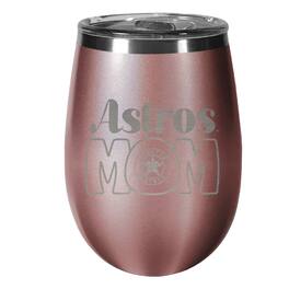 Great American Products - Houston Astros 10oz. Mom Rose Gold Wine Tumbler - Multicolor