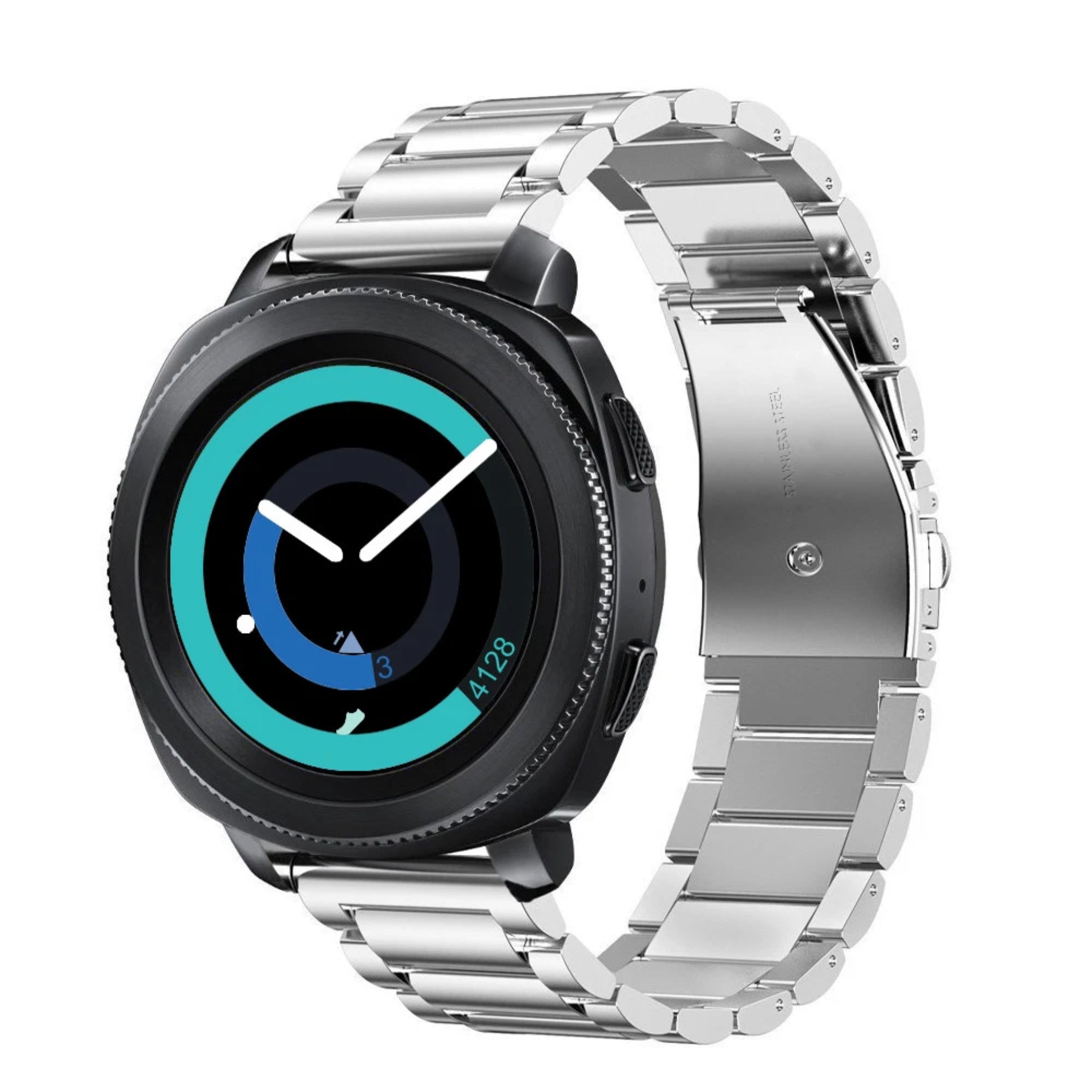Kitcheniva - 20mm Stainless Steel Metal Wrist Band For Samsung Galaxy Gear S2 Classic - Silver price history on PriceWatchPro