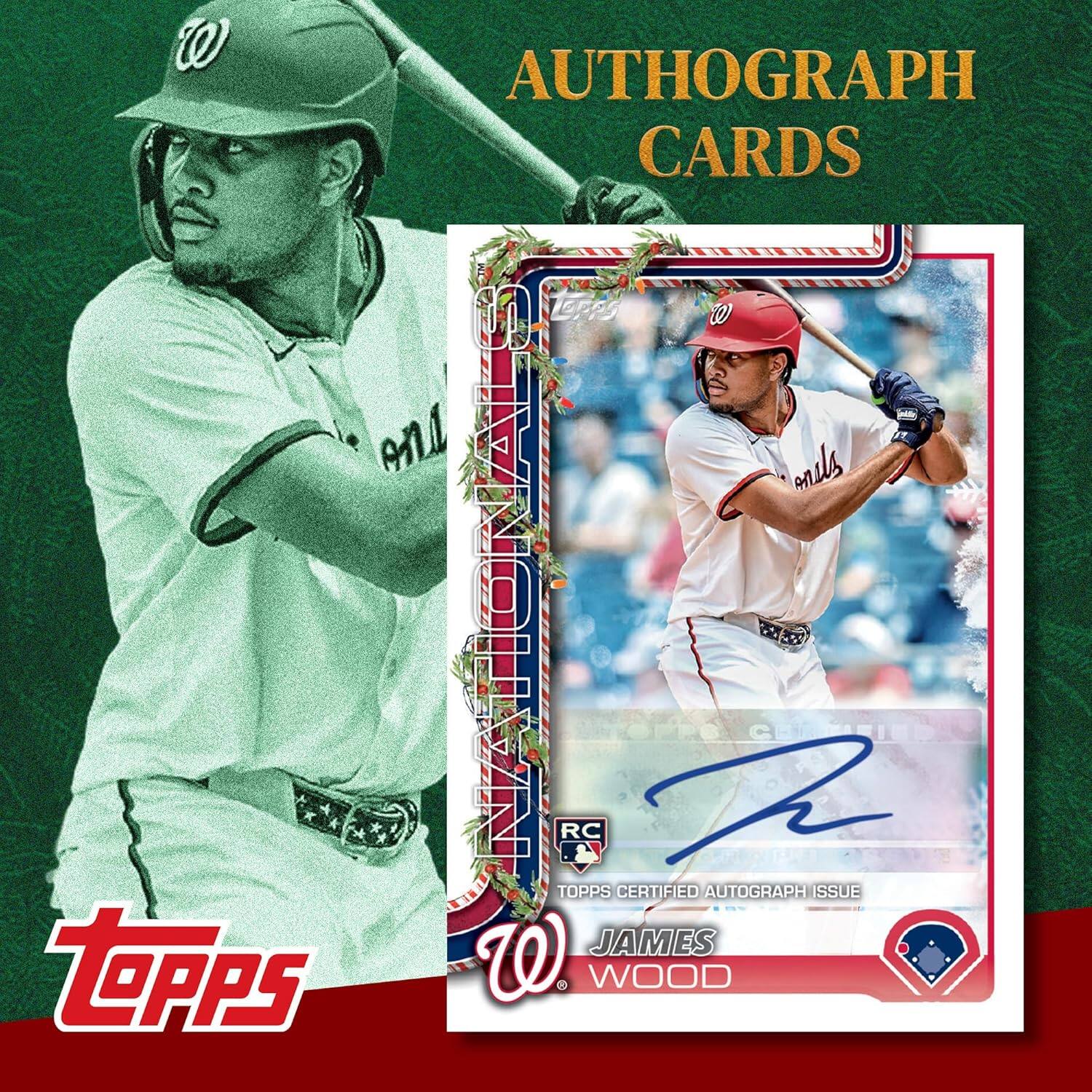 AUTHOGRAPH CARDS  
NATIONAL RC TOPPS CERTIFIED AUTOGRAPH ISSUE  
JAMES WOOD  
RC  
TOPPS CERTIFIED AUTOGRAPH ISSUE
