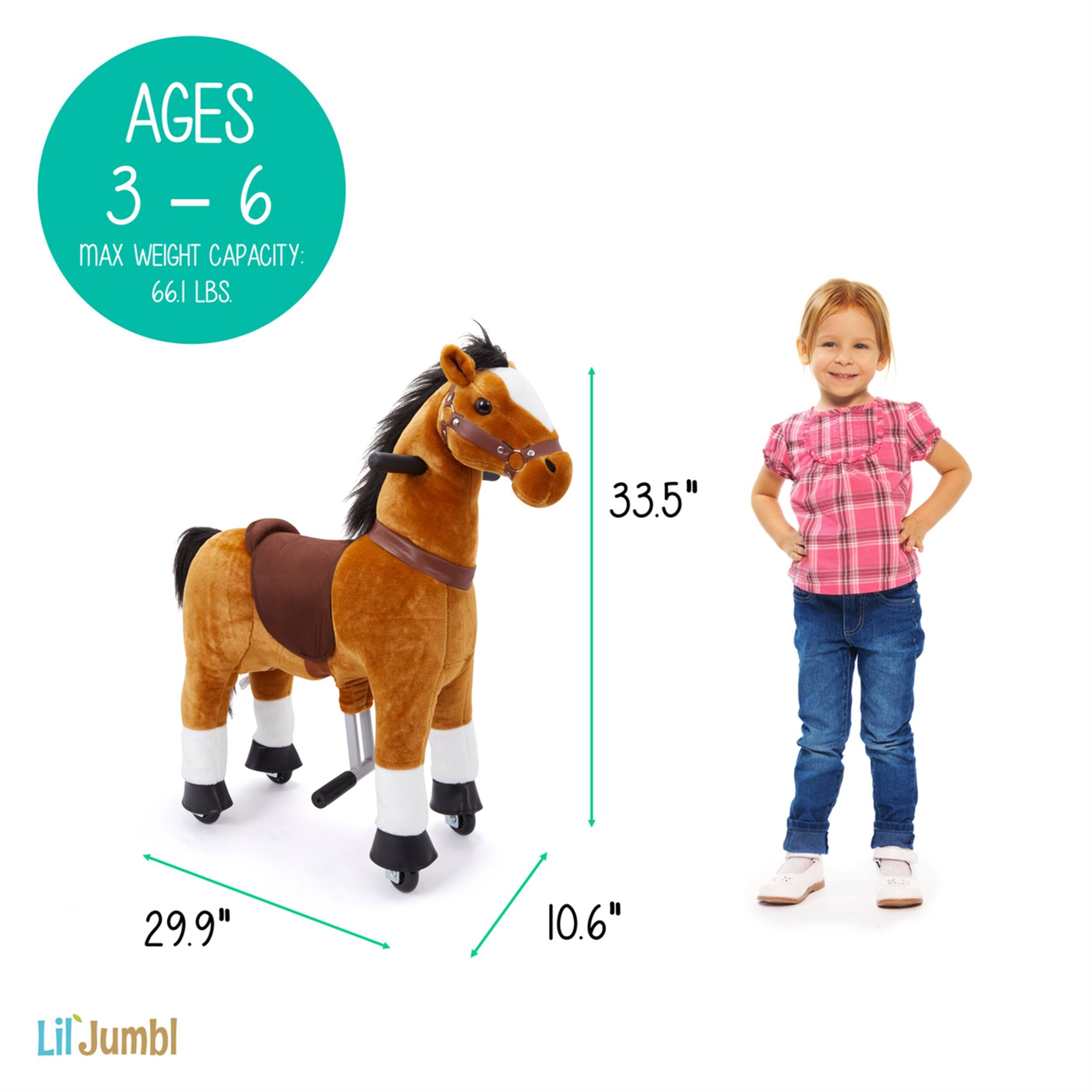 AGES 3 - 6
MAX WEIGHT CAPACITY: 66.1 LBS.
33.5"
29.9"
10.6"
LilJumbl