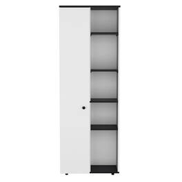 Treevol Furniture - Multistorage Kitchen Pantry Lane - White/Black