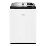 Maytag - 5.3 Cu. Ft. High-Efficiency Smart Top Load Impeller Washer with Extra Power - White