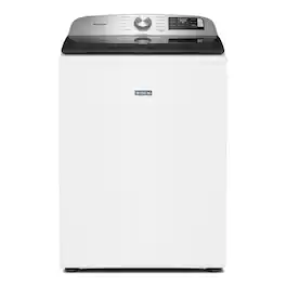 Maytag - 5.3 Cu. Ft. High-Efficiency Smart Top Load Impeller Washer with Extra Power - White