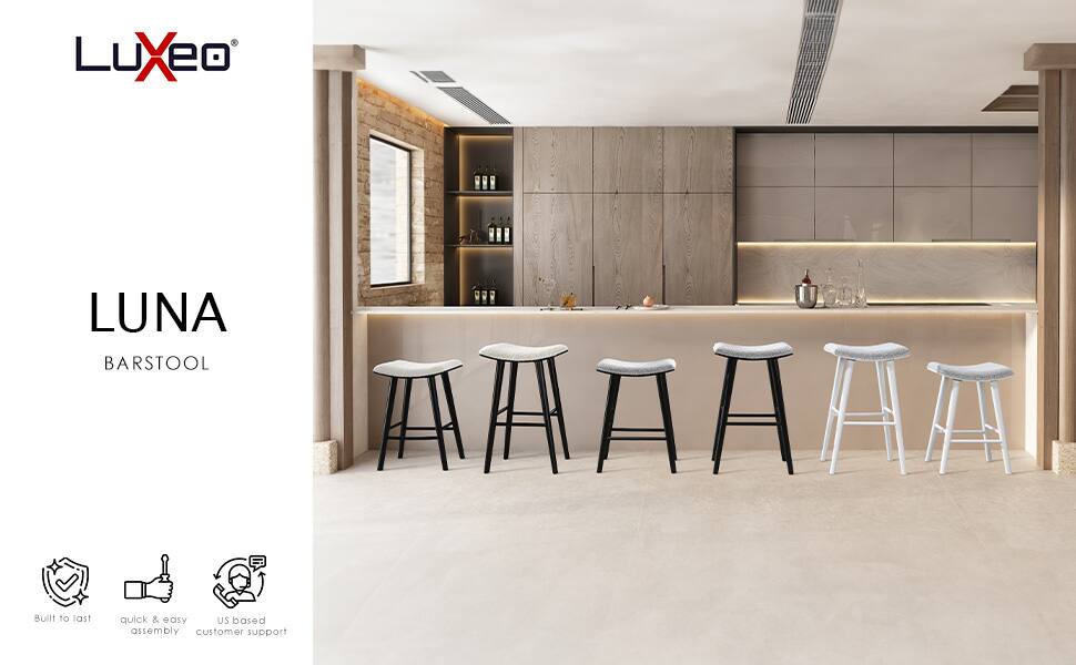 LUXEO LUNA BARSTOOL

Built to last, quick & easy assembly, US based customer support.