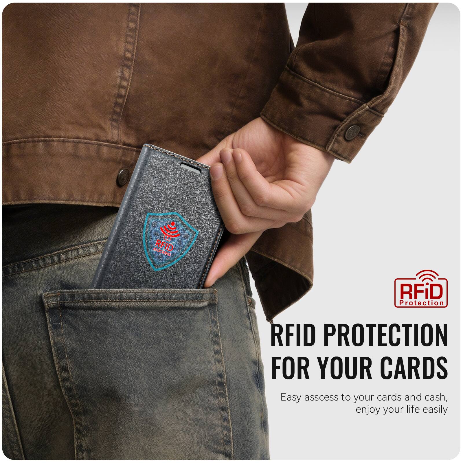 RFID Protection

RFID PROTECTION FOR YOUR CARDS

Easy access to your cards and cash, enjoy your life easily