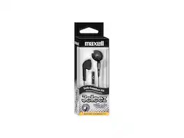 Maxell - JELLEEZ SOFT EARBUD W/MIC - Black
