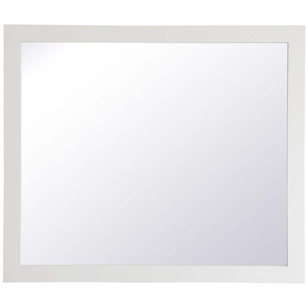 Elegant Decor - Aqua rectangle vanity mirror 42 inch - White price history on PriceWatchPro