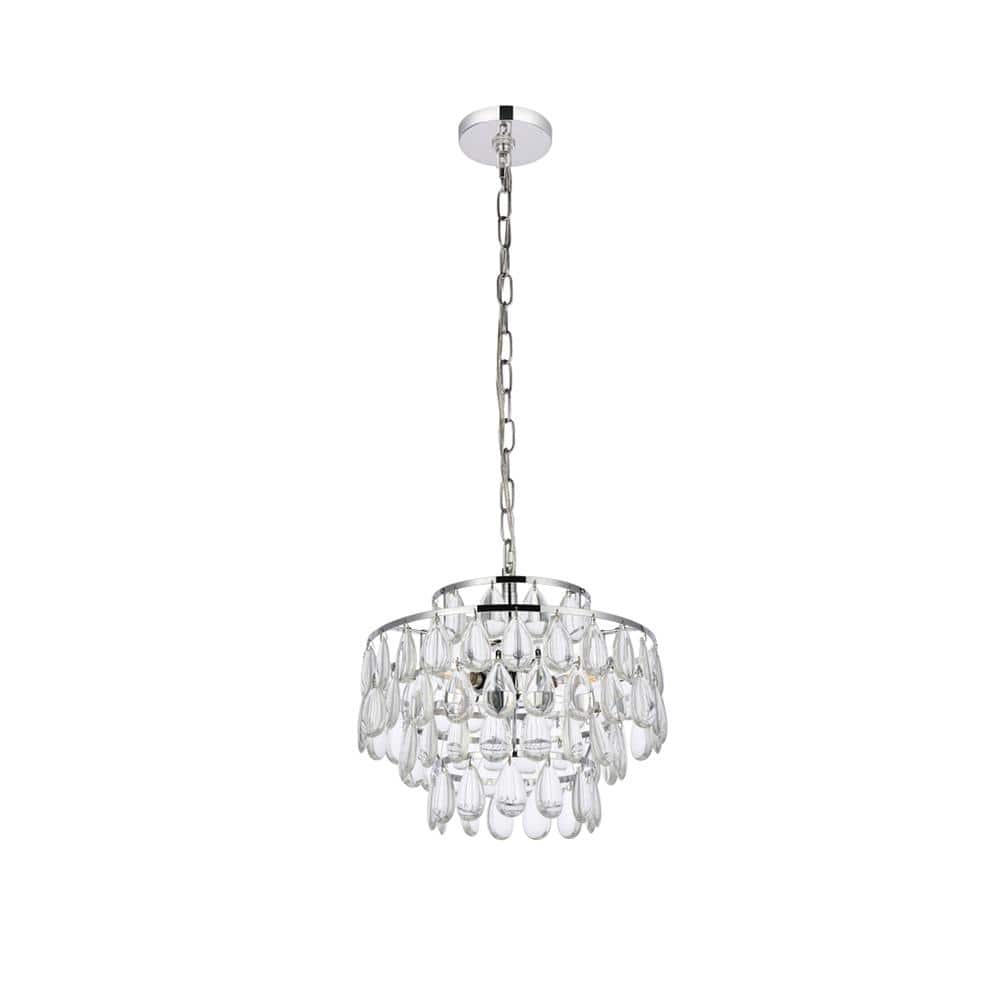Elegant Lighting - Mila 14 inch pendant in - Chrome price history on PriceWatchPro