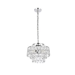 Elegant Lighting - Mila 14 inch pendant in - Chrome
