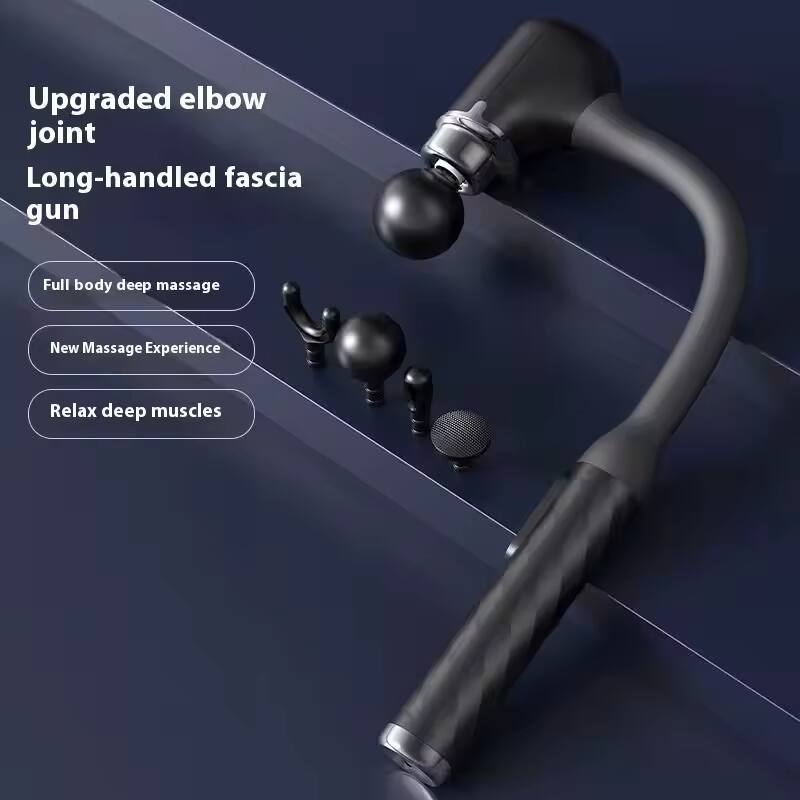 Upgraded elbow joint  
Long-handled fascia gun  

Full body deep massage  
New Massage Experience  
Relax deep muscles