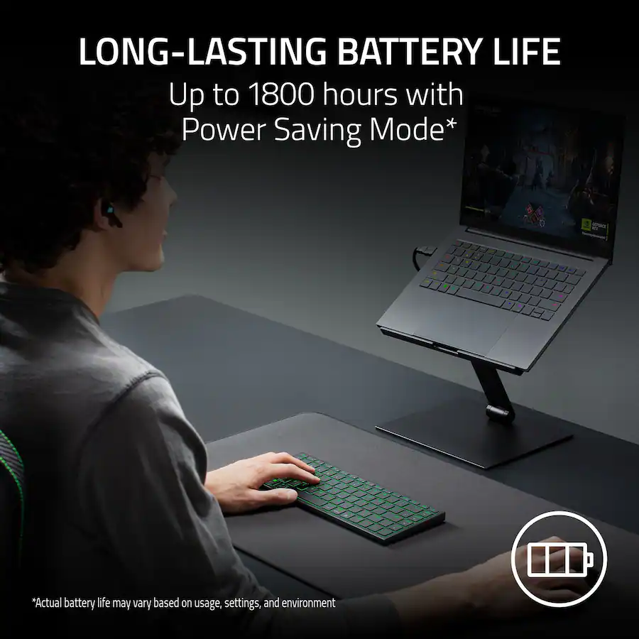 75 Percent Razor Keyboards Razer Joro Portable 75% Wireless Scissor Low Profile Gaming Keyboard ...