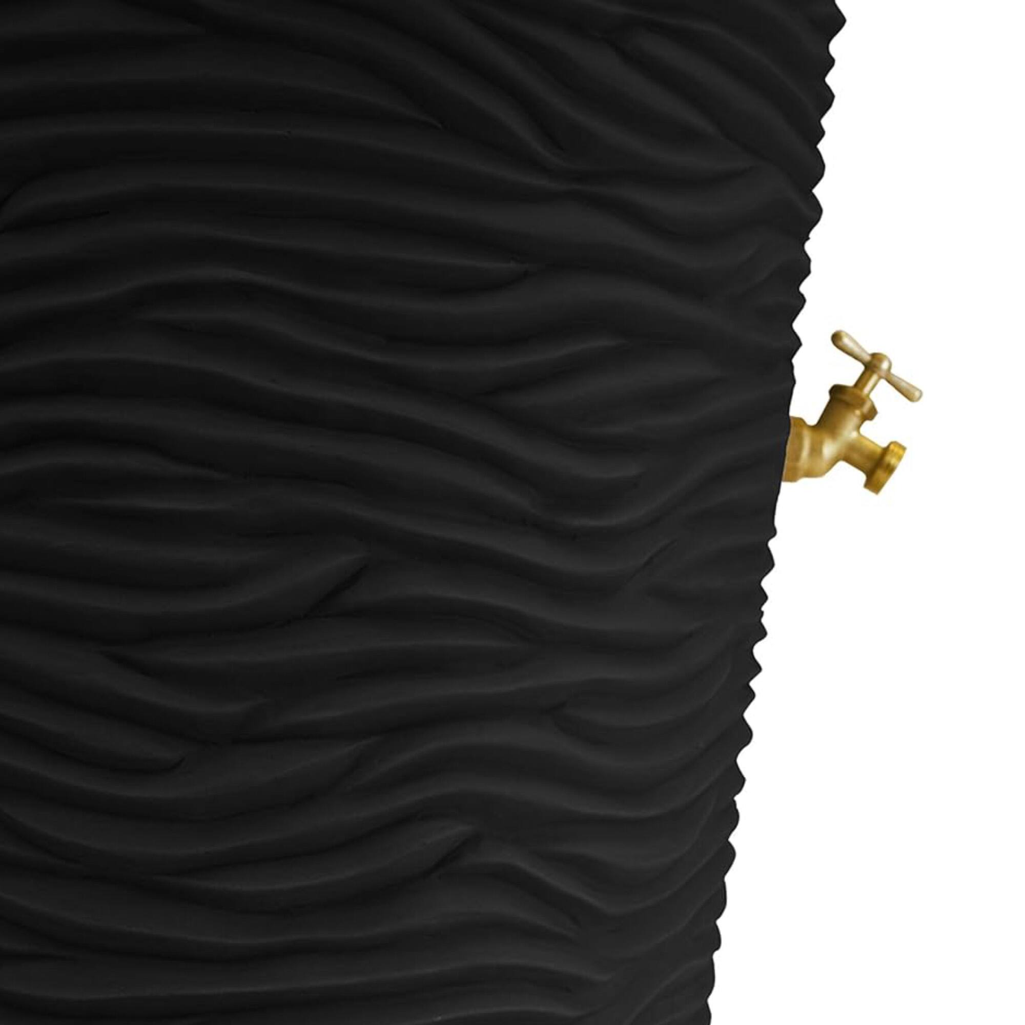 Alt View 3. Good Ideas - Good Ideas Impressions 50 Gallon Palm Trunk Barrel & Universal Rain Barrel Stand.