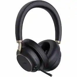 Yealink - BH76 Plus Headset - Microsoft Teams Certification - Stereo - Wireless - Bluetooth - 150 ft - 20 Hz to 20 kHz - Black