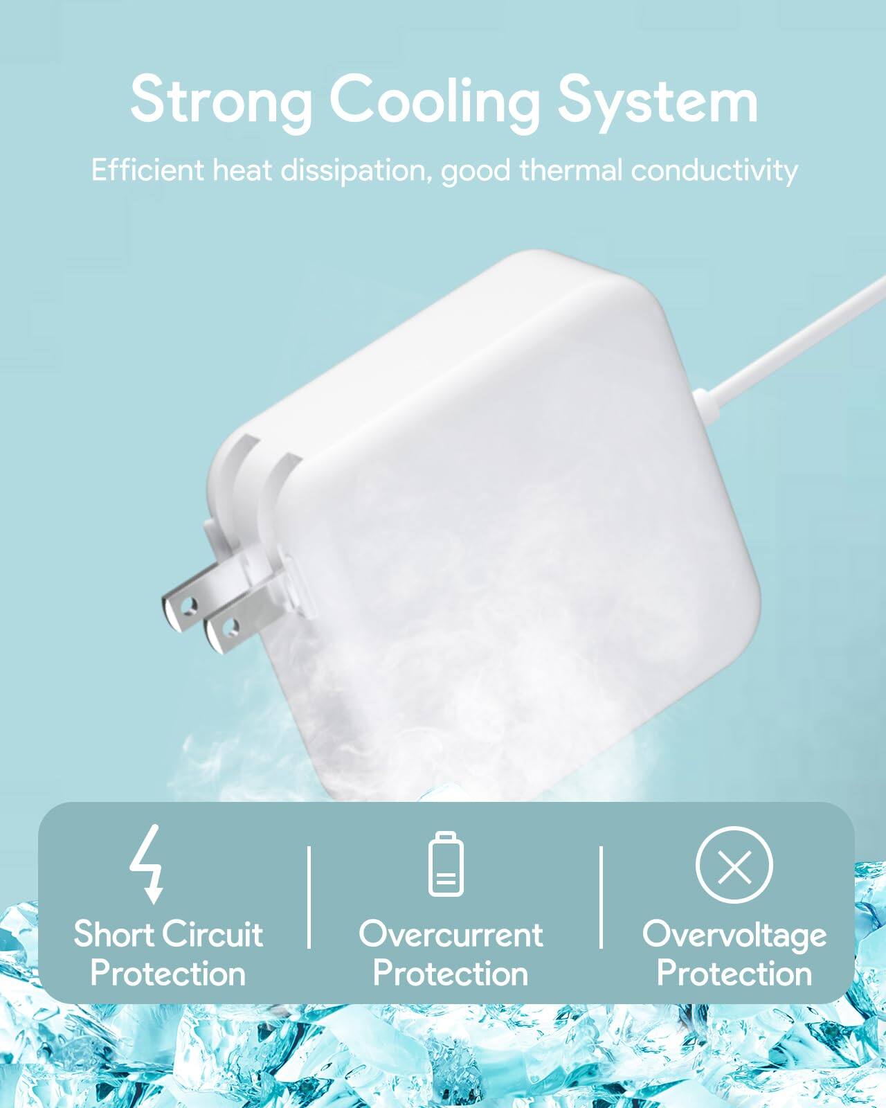 Strong Cooling System  
Efficient heat dissipation, good thermal conductivity  

- Short Circuit Protection  
- Overcurrent Protection  
- Overvoltage Protection