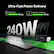 Ultra-Fast Power Delivery:
iPhone 16: 0-50%
MacBook Pro 14" (M3): 0-50%
29 Min
30 Min
240W
5 7