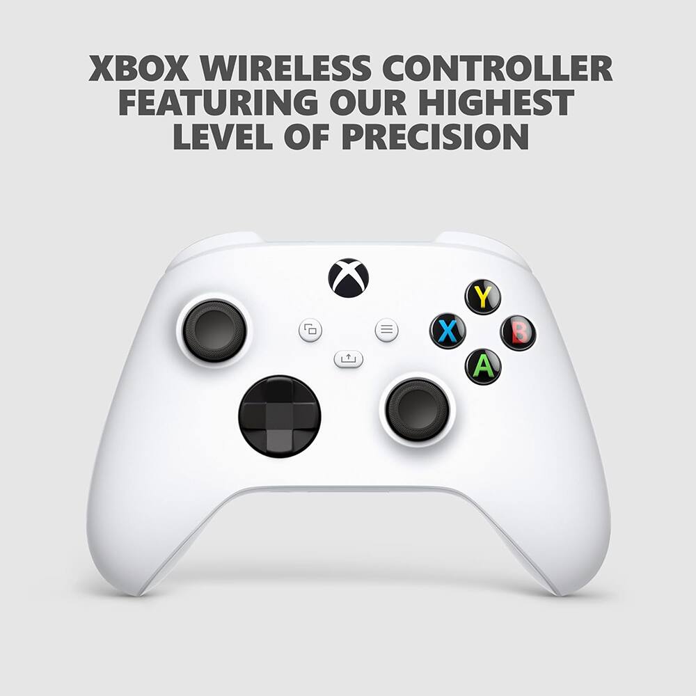 XBOX WIRELESS CONTROLLER FEATURING OUR HIGHEST LEVEL OF PRECISION

X E = X Y A B