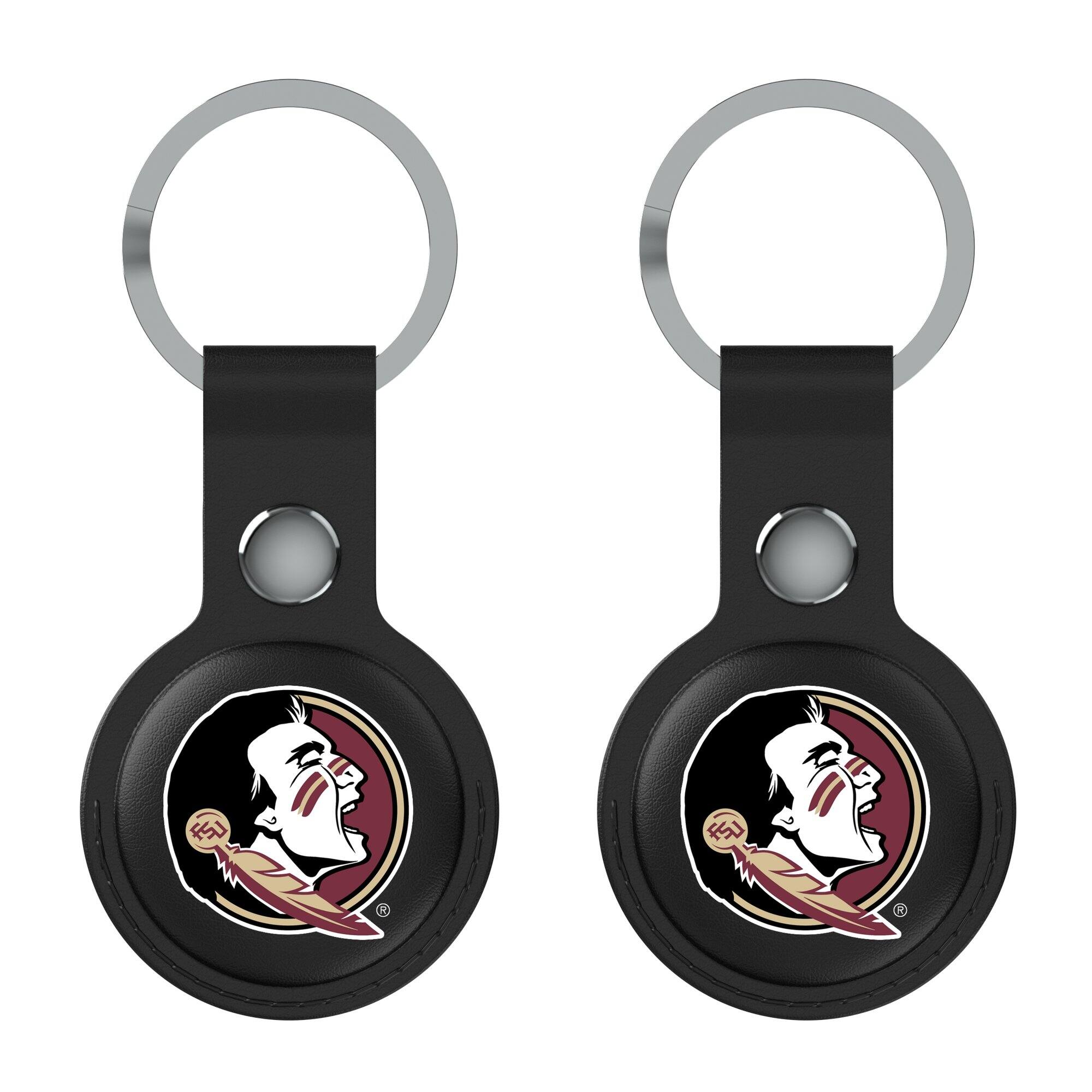 Keyscaper - Florida State Seminoles Two-Pack AirTag Holders - No Size - Black
