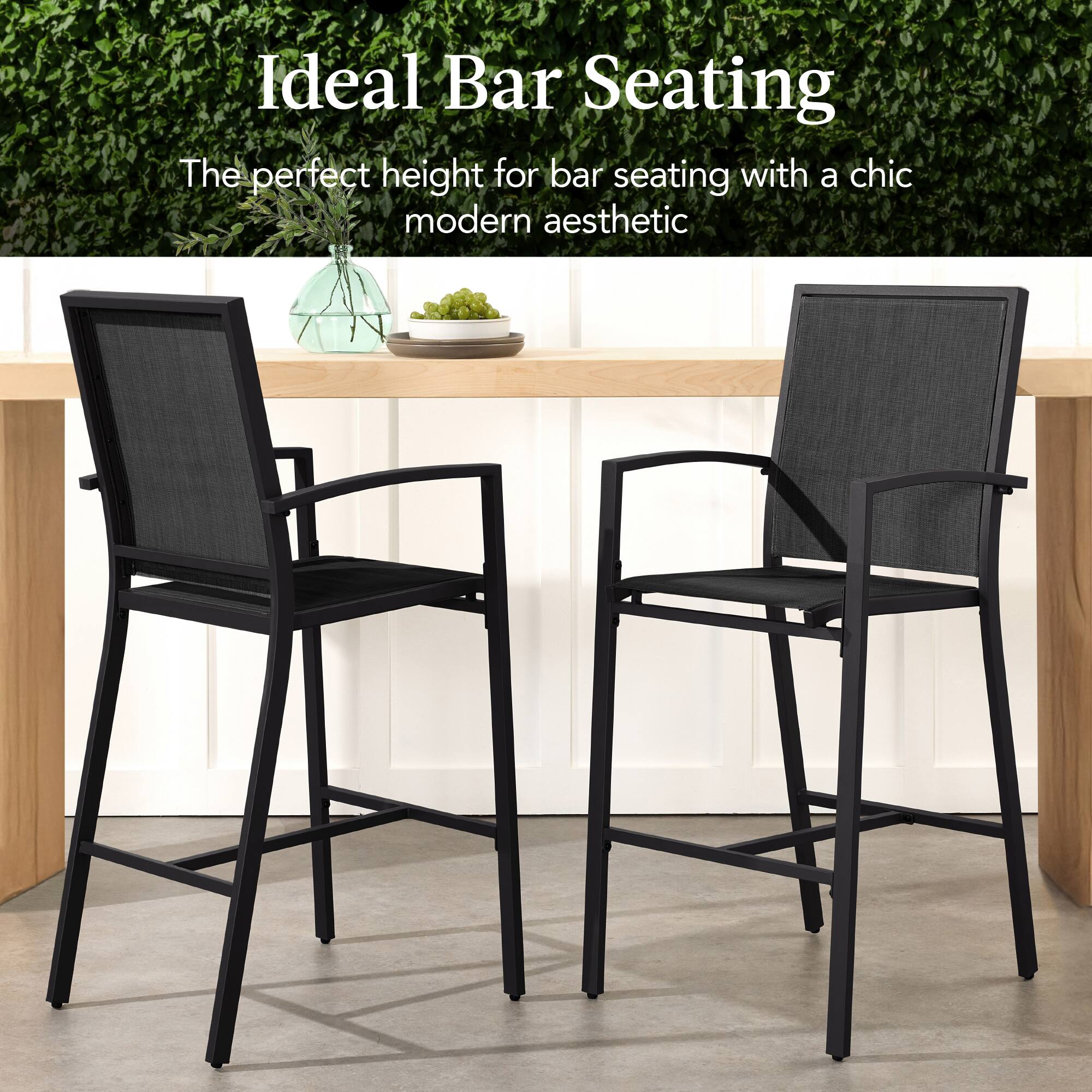Ideal Bar Seating

The perfect height for bar seating with a chic modern aesthetic