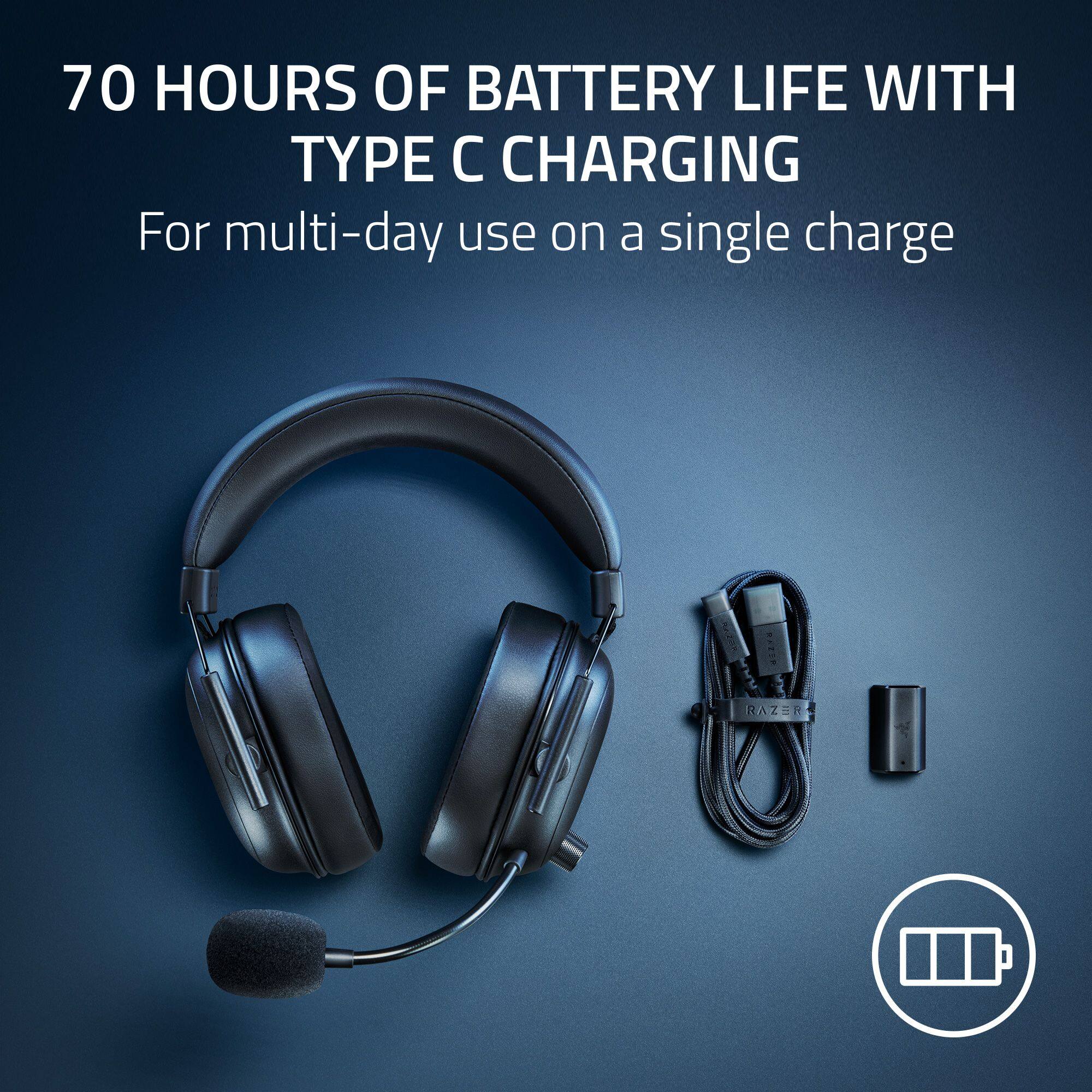 70 Hours of Battery Life with Type-C Charging: For Multi-Day Use on a Single Charge