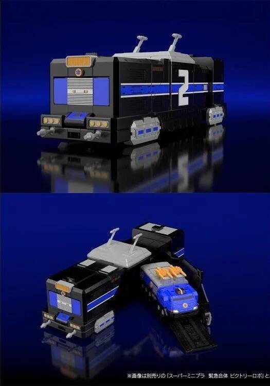 Alt View 6. Transformers - Grand Liner Super Mini-Pla Model Kit | KyuuKyuu Sentai GoGoFive | Bandai Spirits.