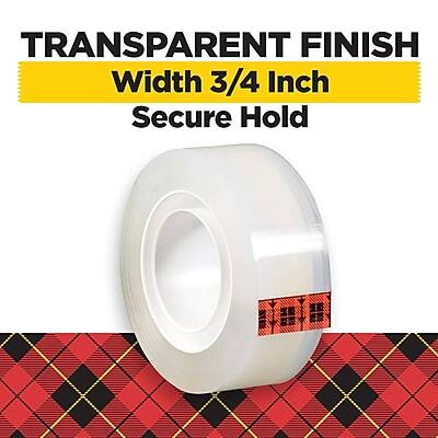 TRANSPARENT FINISH  
Width 3/4 Inch  
Secure Hold