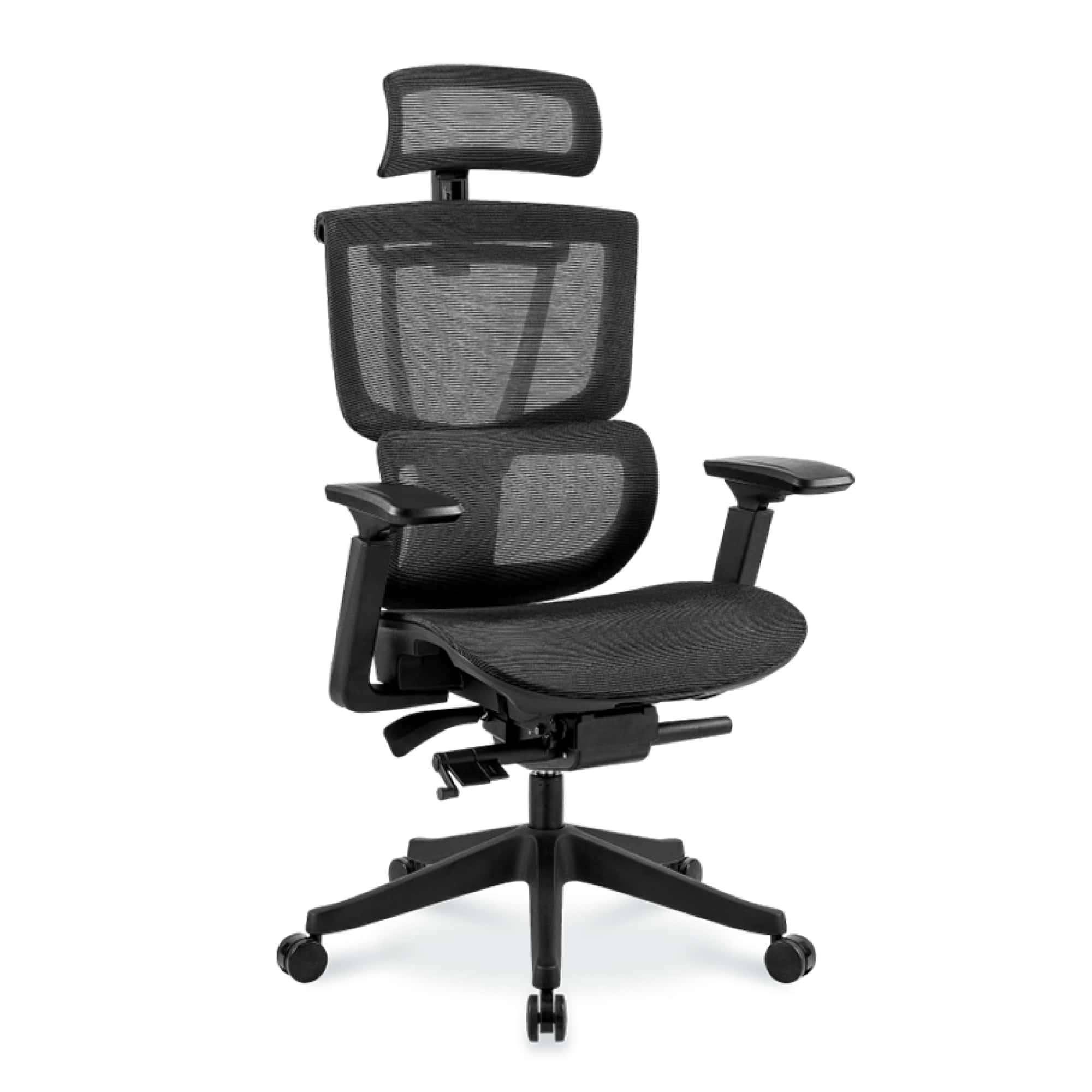 FlexiSpot - C7 Mesh Seat Ergonomic Office Chair with Breathable Mesh Back, Adjustable Headrest, Lumbar Support & Swivel Desk Chair - Black price history on PriceWatchPro