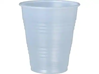 Front. Dart - Conex Galaxy Cold Cups, 7 Oz., Translucent, 2500/Carton - Clear.