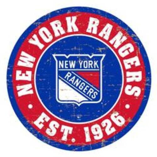 New York Rangers 22'' Vintage Wall Sign
