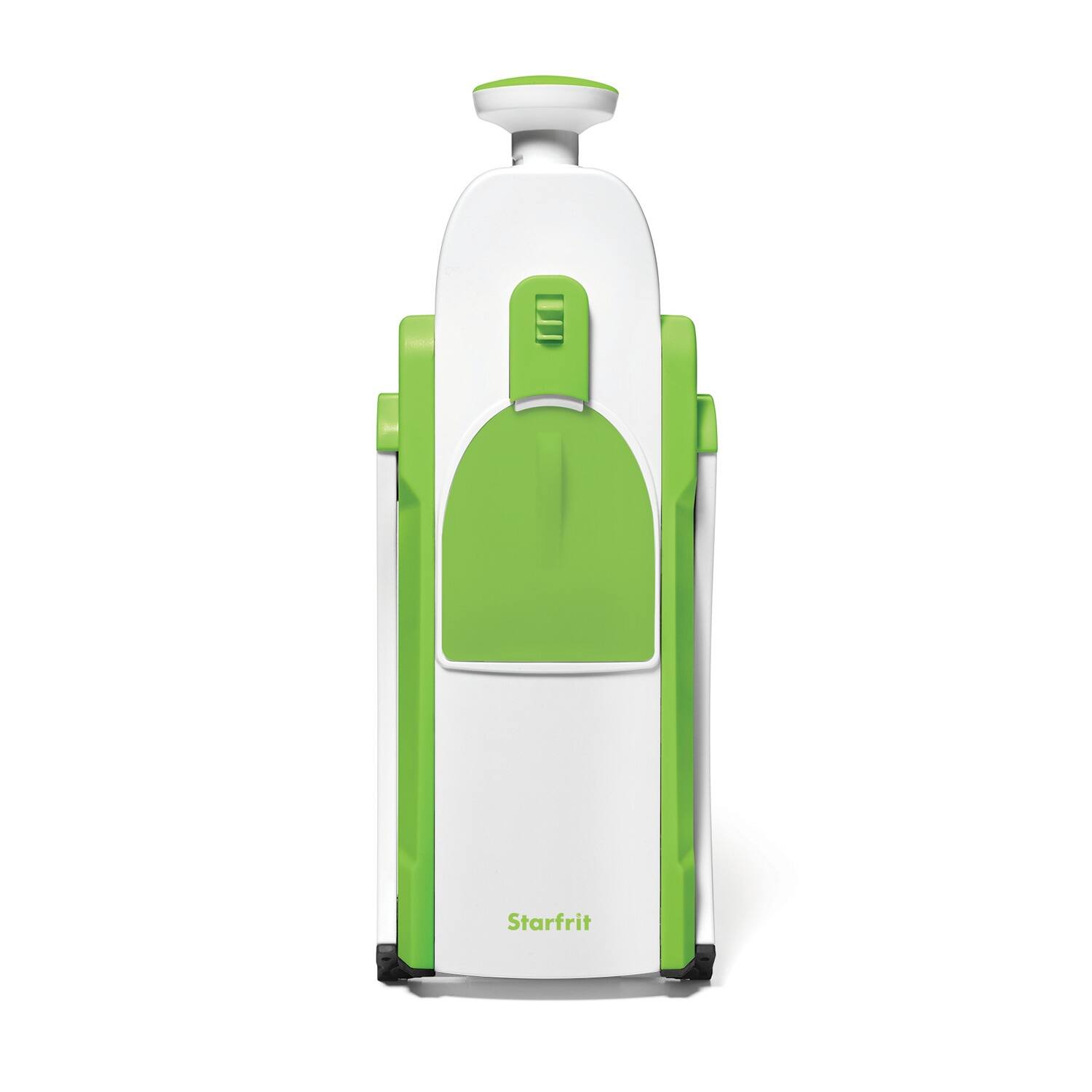 Alt View 1. Starfrit - Pump'N'Slice Chopper and Slicer - White.