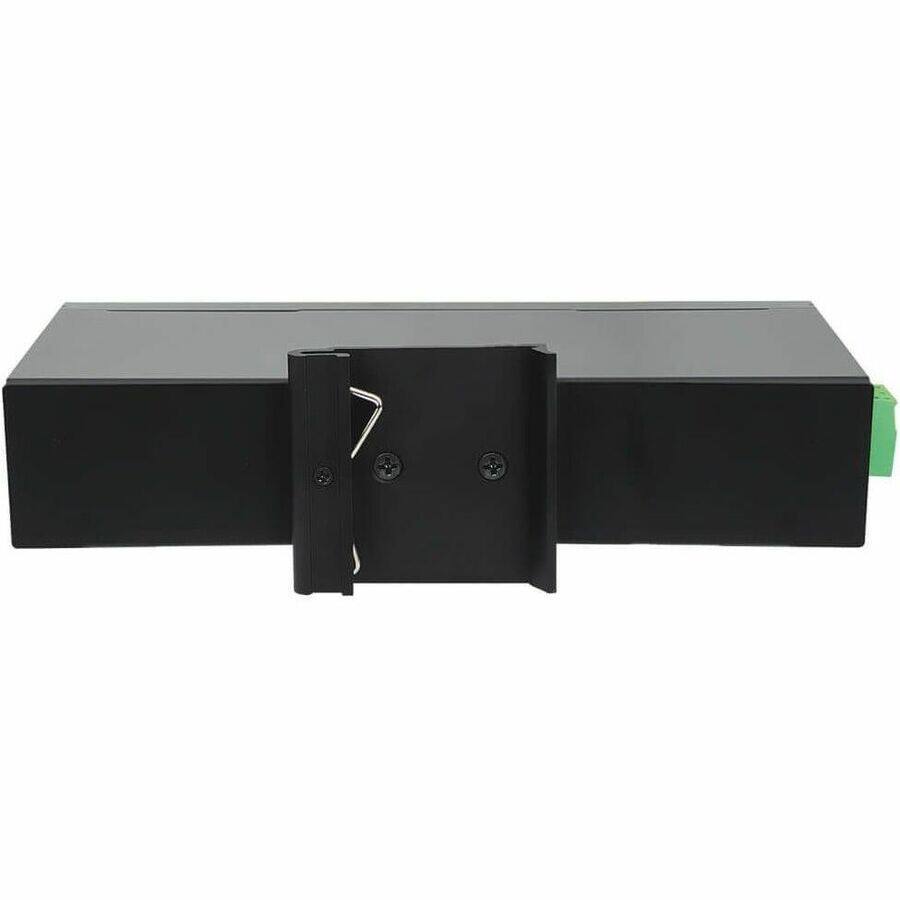 Alt View 5. Tripp Lite - Eaton Tripp Lite Series 7-Port Industrial-Grade USB 2.0 Hub - 15 kV ESD Immunity, Metal Housing, Wall/DIN Mountable - Black.