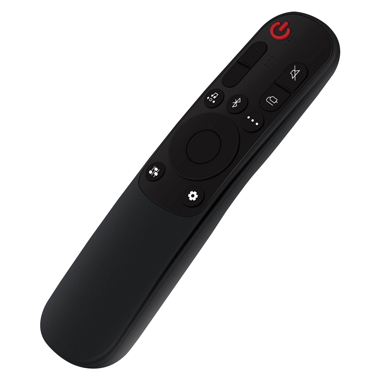 Angle. ALLIMITY - Replacement Remote Control AKB76038001, Fit for LG Soundbar S90QY SP9YA DS80QR SP8YA DS95QR S75QR S65Q SP7 SP9YT S95QR - Black.