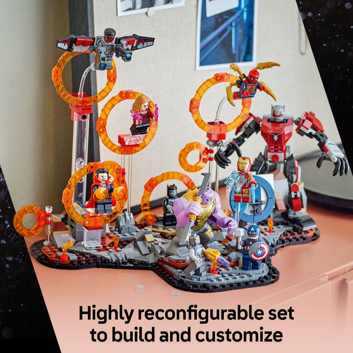 Highly reconfigurable set to build and customize.