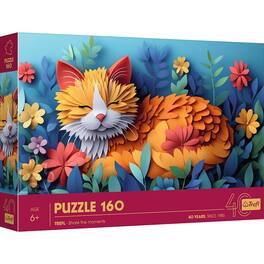 Trefl - Kids 40th Anniversary Little Cat 160 Piece Paper Art Puzzle