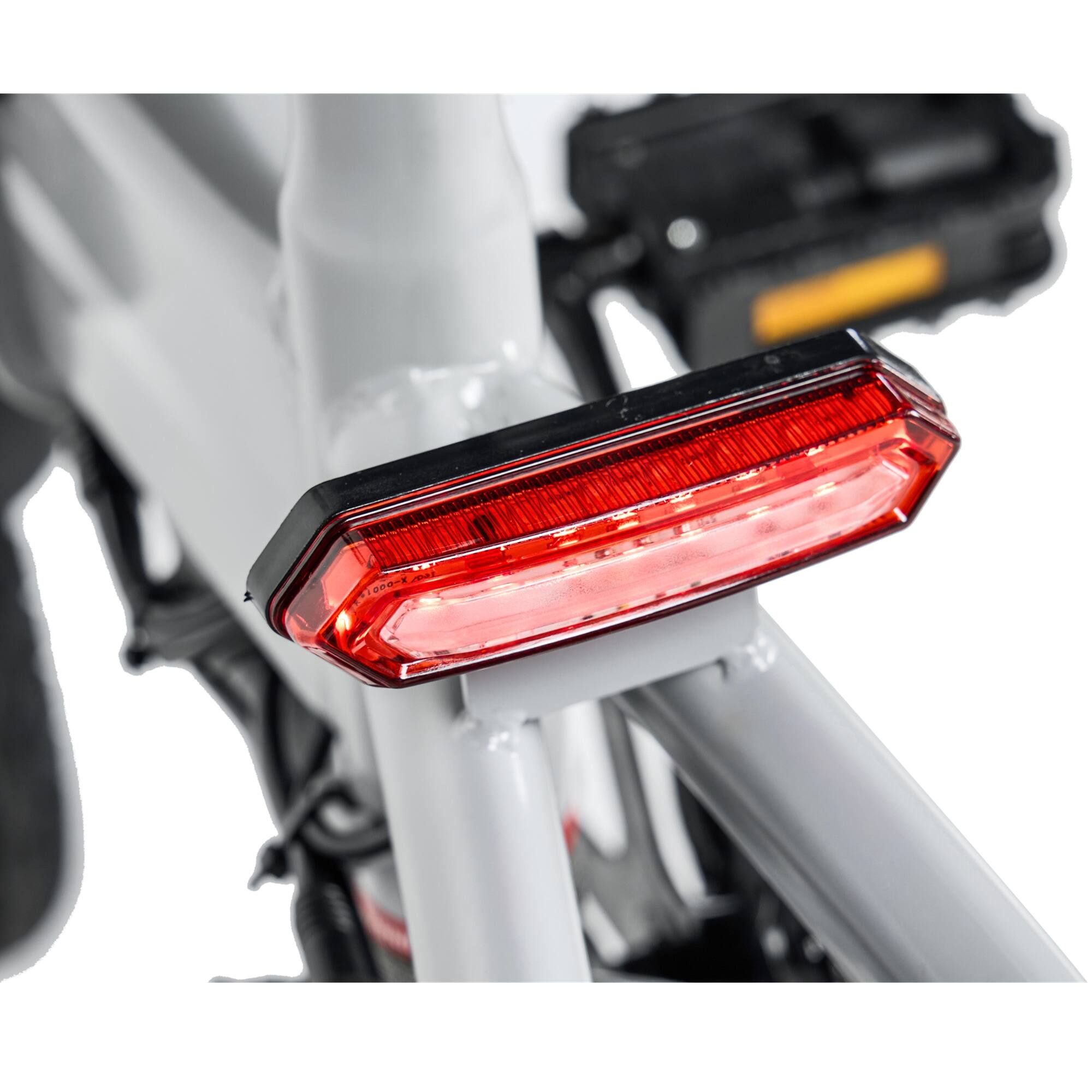 Alt View 4. GoPowerBike - GoPowerBike GoBlitz Compact Lightweight Foldable Adult Mini E-Bike | Silver - Silver.