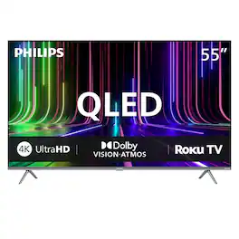 Philips - 55" Class 7900 Series QLED 4K UHD Smart Roku TV