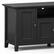 Alt View 8. Simpli Home - Amherst 72 inch Wide Solid Wood Transitional TV Stand in Black - Black.