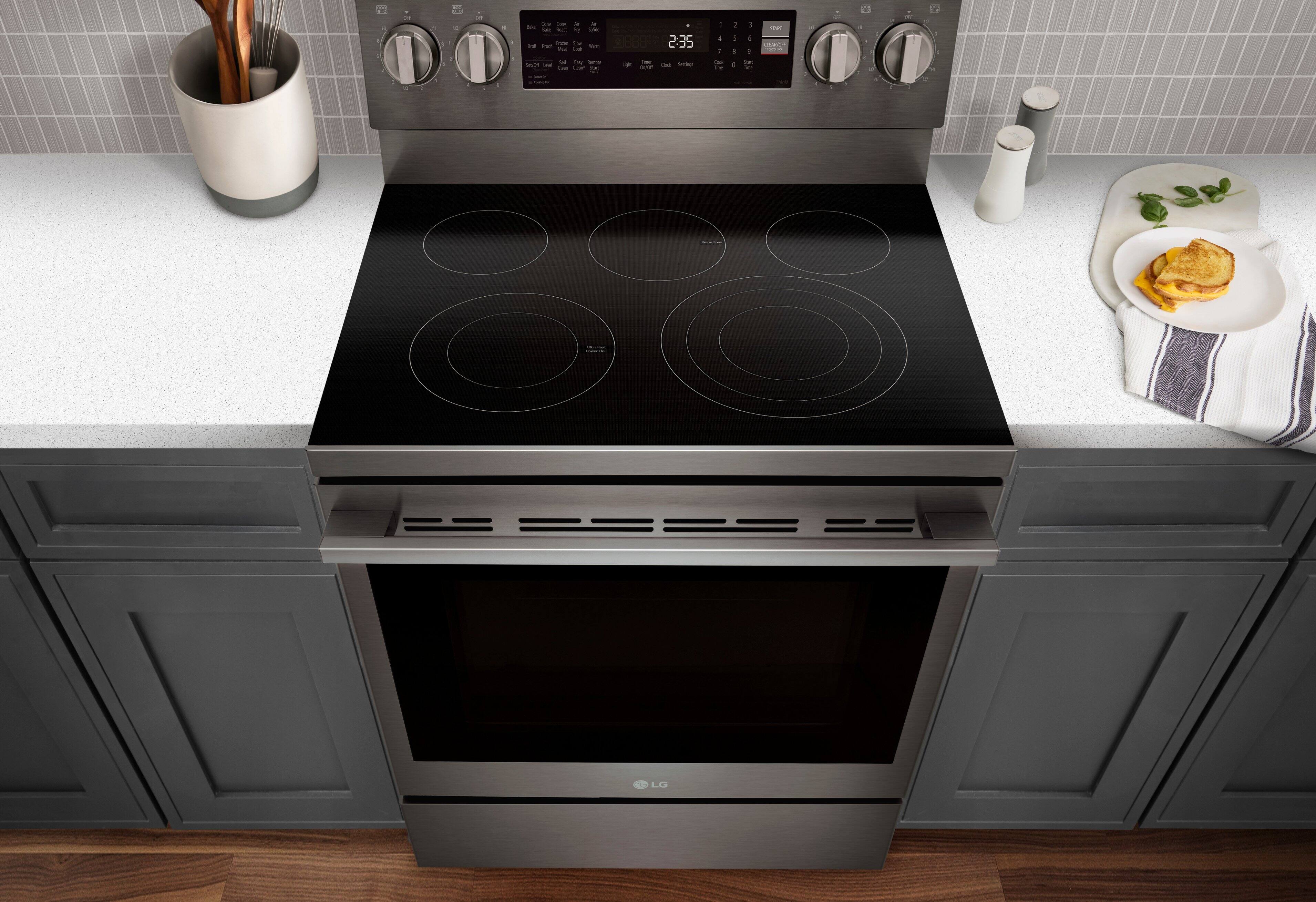 The stove is made by LG.