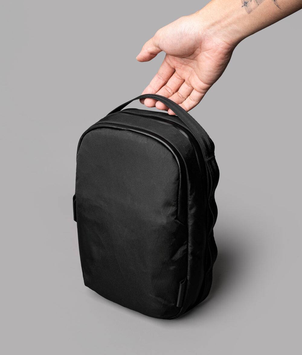 Alt View 5. ALPAKA - Sling Bag 3L for Men, Fits iPad mini/Nintendo Switch/Headphones, YKK AquaGuard Zippers, Key Tether, Water-Resistant - Black X-Pac VX42.
