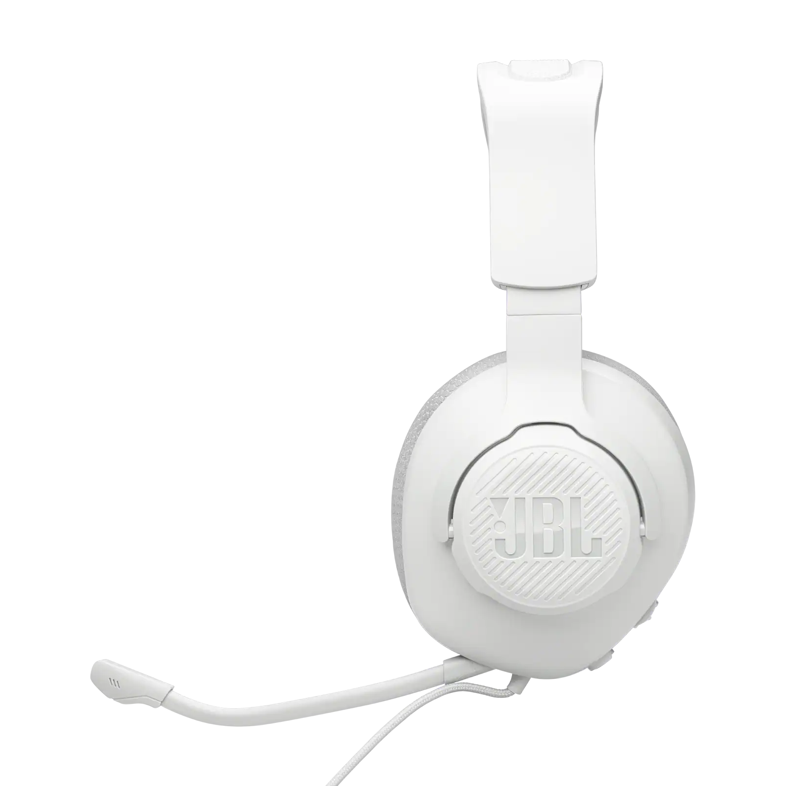 Back. JBL - JBL Quantum 100M2 Over Ear Gaming Headphones (White) - White.