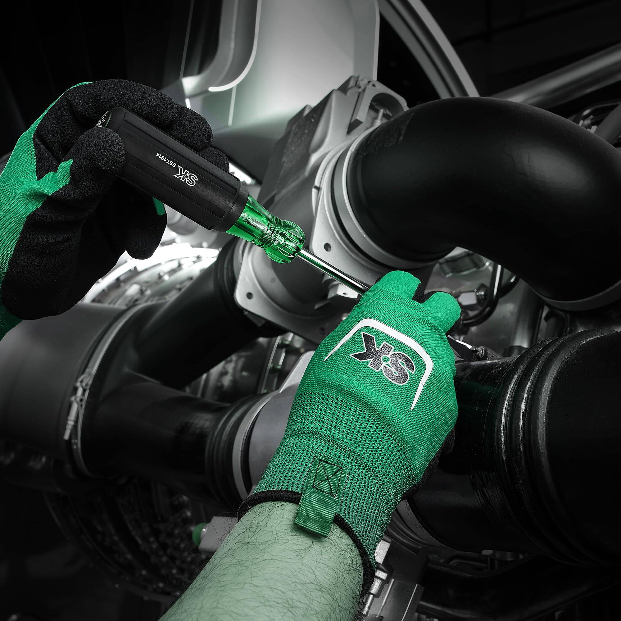 Alt View 6. JETRANSPORT - 6-piece Acetate Set S2 Steel 3 Slotted & Phillips Screwdrivers Handle Screwdriver shafts are made of - Default.