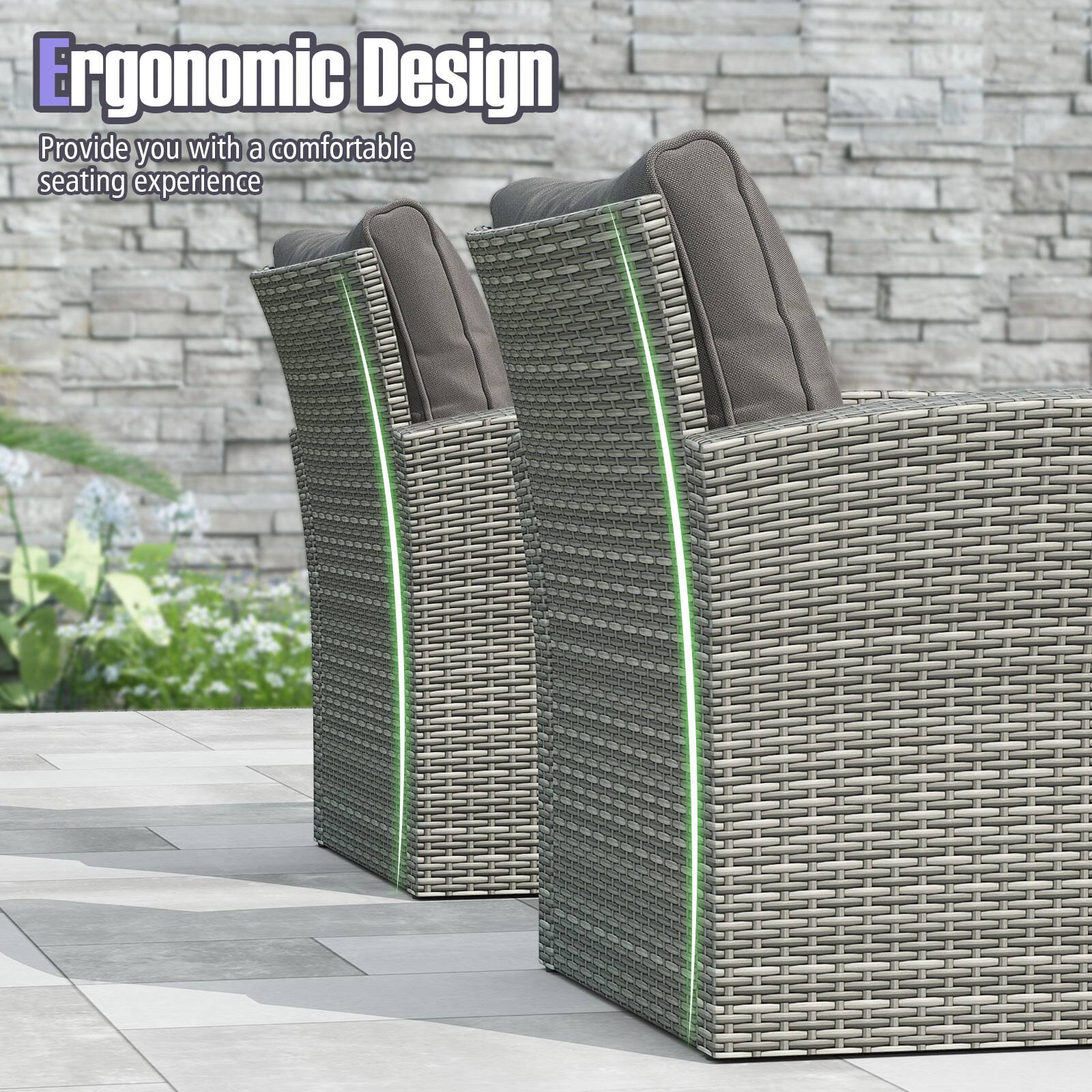 Ergonomic Design provides you with a comfortable seating experience.