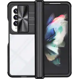 SaharaCase - Full Body Case for Samsung Samsung Galaxy Z Fold4 - Black