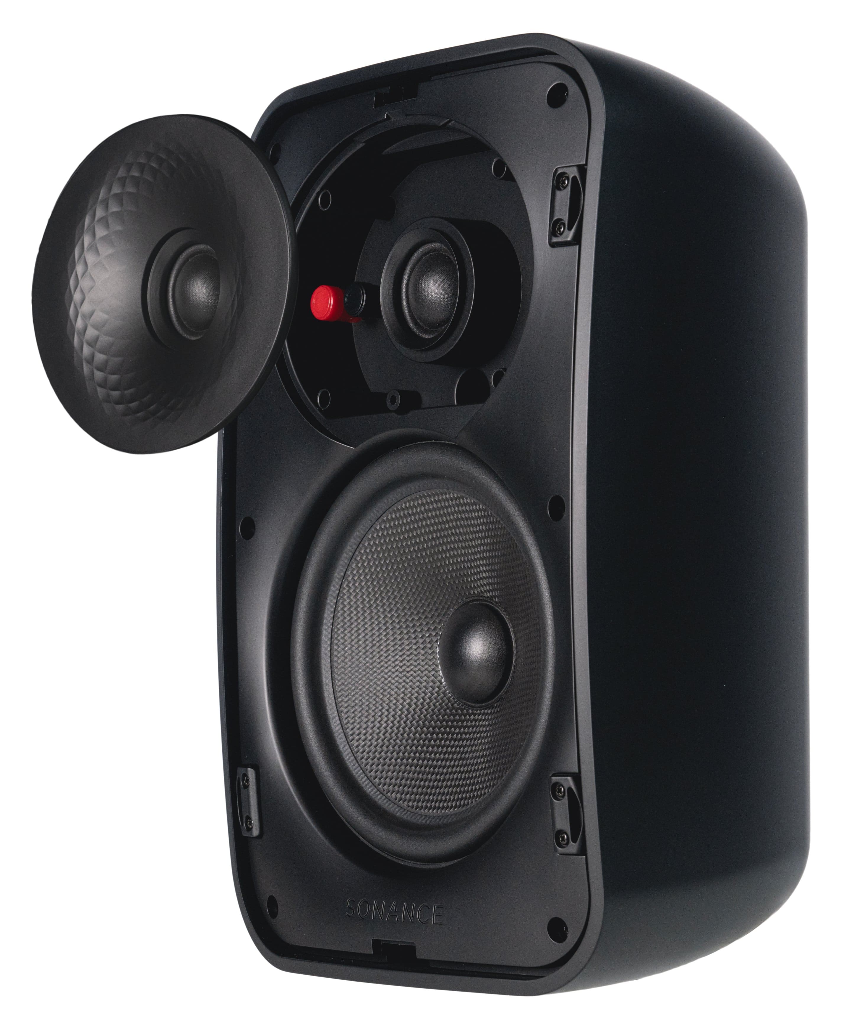 Alt View Zoom 21. Sonance - MX62 SST SINGLE SPEAKER - Mariner MX Series 6-1/2" 2-Way Outdoor Surface Mount Single Stereo Speaker (Each) - Black.