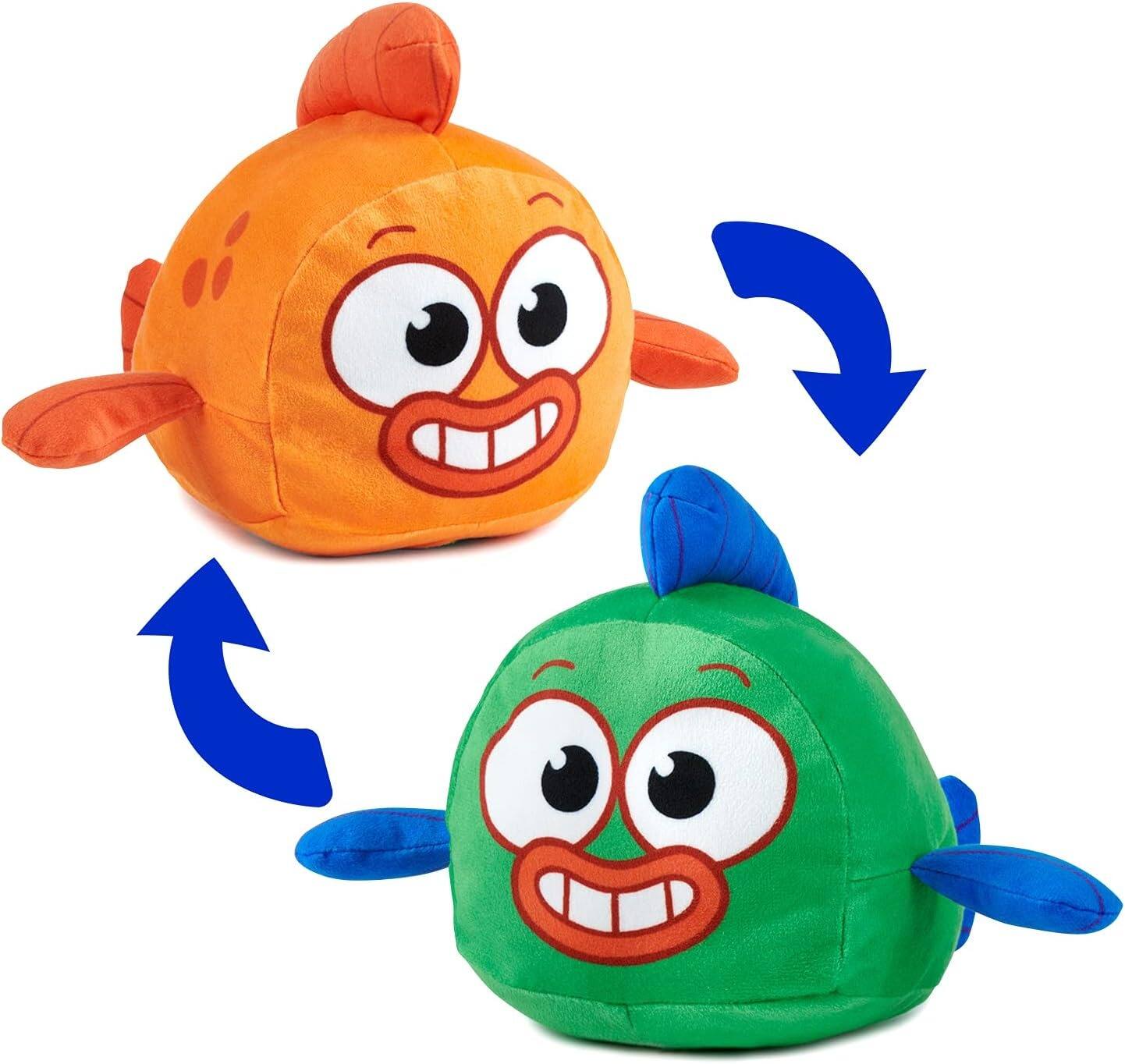 Alt View 1. WowWee - Baby Shark's Big Show!: William and Captain Kelp Reversible Plush.