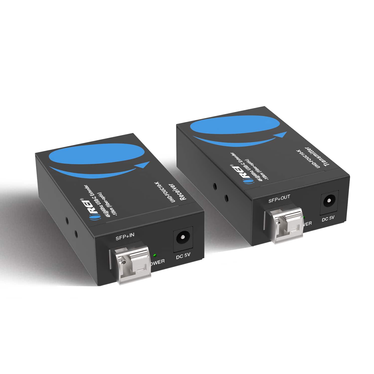 Orei - 4K@60Hz USB-C Extender-10Km (Fiber-Optic) (UHD-FOUC10-K) - Black