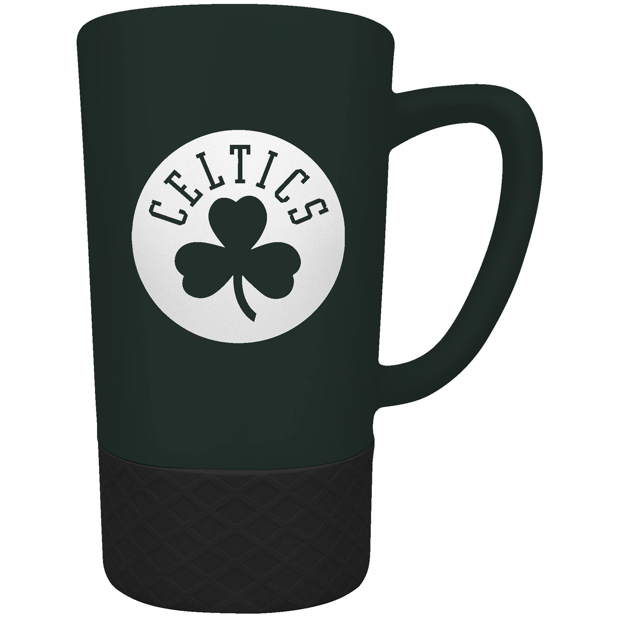 Great American Products - Boston Celtics Team Logo 16oz. Laser Etched Jump Mug - Multicolor